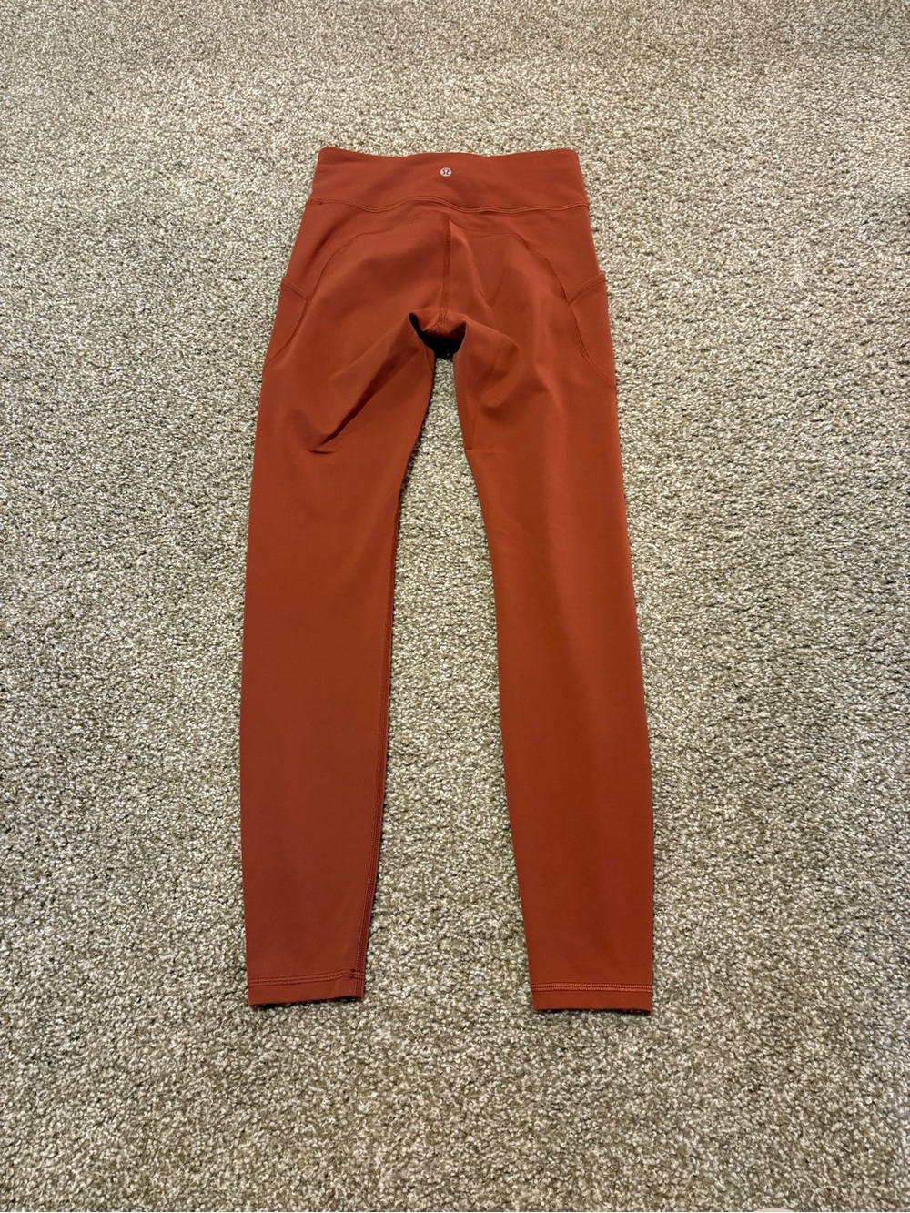 lululemon athletica Rust Orange High-Rise Leggings - Picture 2 of 4